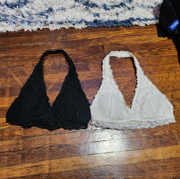 Gilly Hicks Other - 2 Gilly Hicks lace Bralette set Size small black and white lace